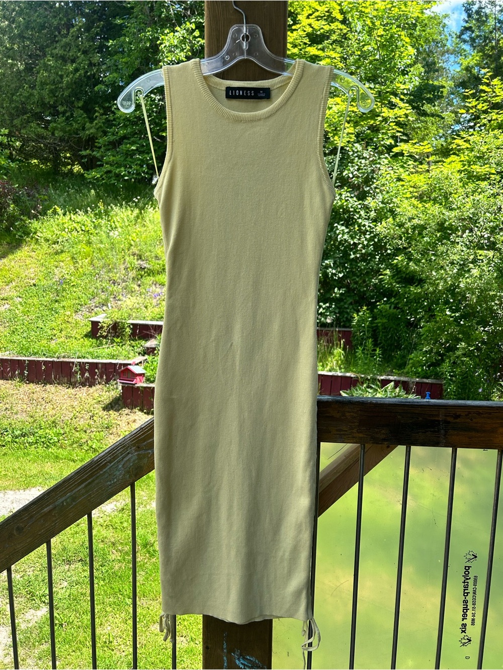 Lioness Sleeveless Ribbed Maxi Dress • Medium